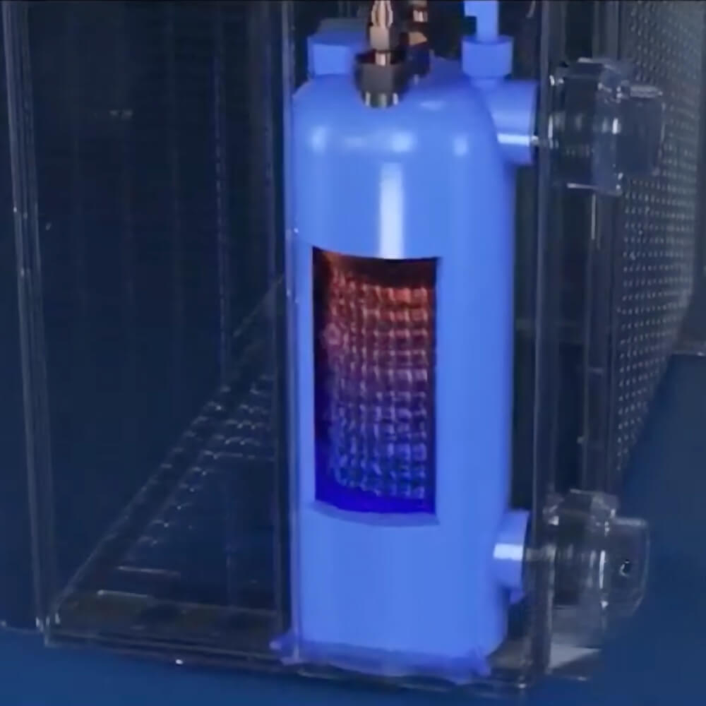 Twisted Titanium Heat Exchanger